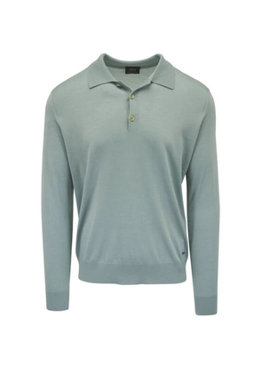 Brioni buttoned polo shirt - Green