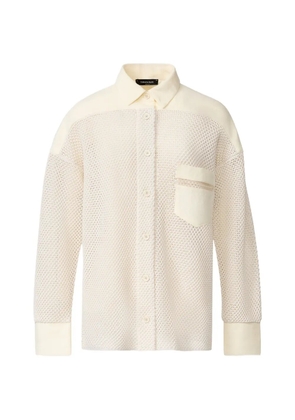 Fabiana Filippi pocket knitted shirt - Neutrals