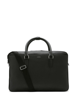 Smythson zip travel bag - Black