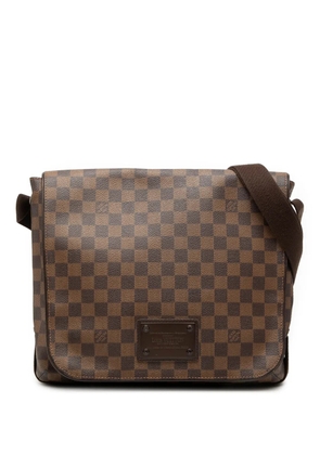 Louis Vuitton Pre-Owned 2010 Damier Ebene Brooklyn MM crossbody bag - Brown