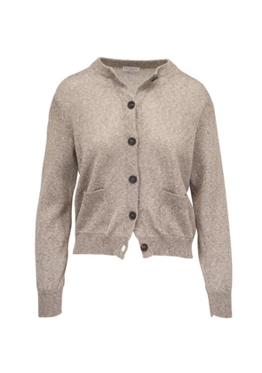 Brunello Cucinelli patch-pocket cardigan - Neutrals