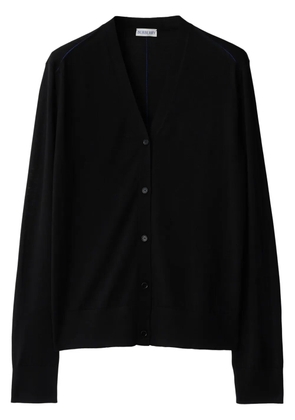 Burberry V-neck wool cardigan - Black