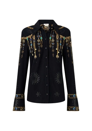 Camilla Amulets And Alchemy fitted shirt - Black