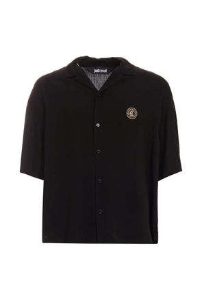 Just Cavalli short-sleeve logo shirt - Black
