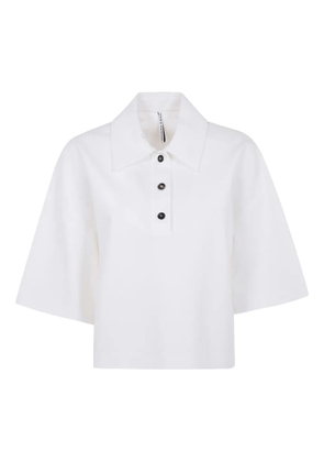 Liviana Conti half-sleeves polo top - White
