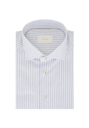 Eton striped shirt - White
