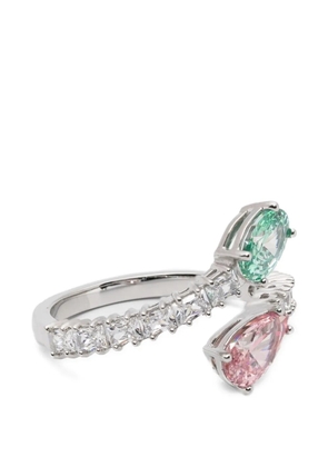 Swarovski x Ariana Grande capsule teardrop band ring - Silver