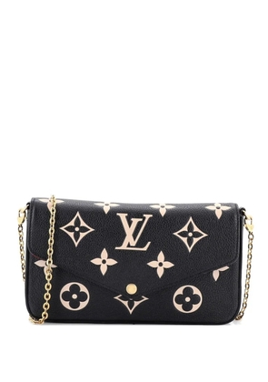 Louis Vuitton Pre-Owned Felicie Pochette Bicolor Monogram Empreinte Giant crossbody bag - Black