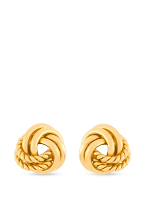 Givenchy Pre-Owned rope clip-on earrings - Gold
