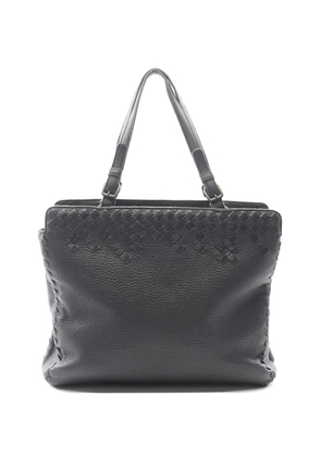 Bottega Veneta Pre-Owned 2000s Intrecciato leather tote bag - Black