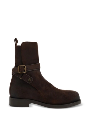 Burberry waxed suede Ledger boots​​ - Brown