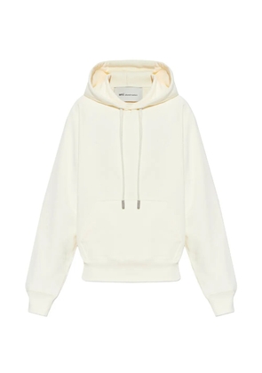AMI Paris drawstring hooded sweatshirt - Neutrals