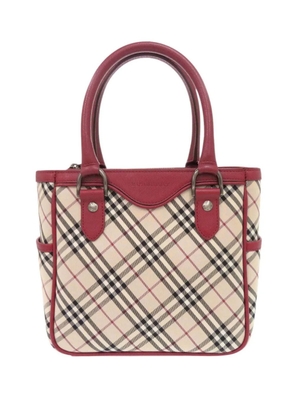 Burberry Pre-Owned 2000-2017 Nova Check Canvas handbag - Red