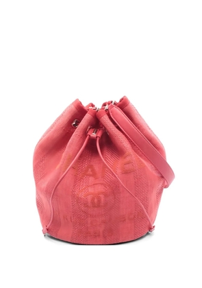 CHANEL Pre-Owned 2019 Deauville bucket bag - Red