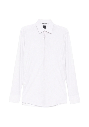 BOSS geometric-print shirt - White
