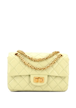 CHANEL Pre-Owned Reissue 2.55 Flap Bag Quilted Aged Calfskin Mini crossbody bag - Green