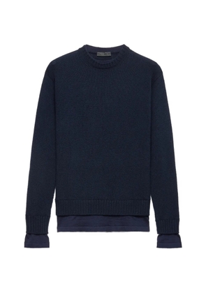 Prada cashmere crew-neck sweater - Blue