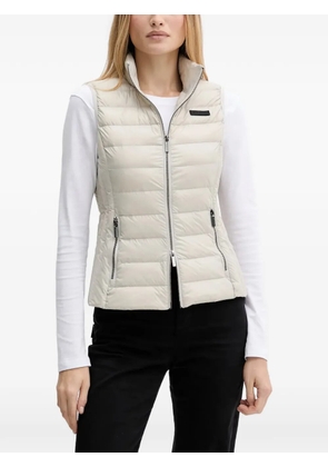 Armani Exchange zip-fastening logo-patch gilet - Neutrals