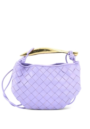 Bottega Veneta Pre-Owned Sardine Top Handle Bag Intrecciato Nappa Mini satchel - Purple