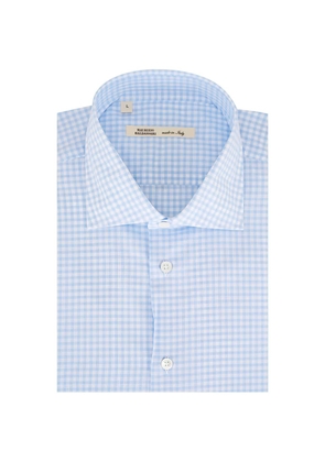 Maurizio Baldassari gingham shirt - Blue