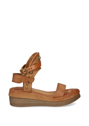 A.S.98 studded-detail sandals - Brown