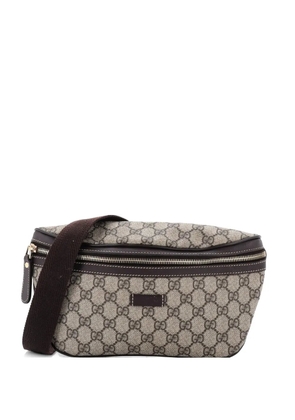 Gucci Pre-Owned GG Coated Canvas with Leather Small belt bag - Brown