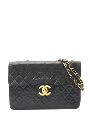 CHANEL Pre-Owned 1990-2000 Deca Matelassé 34 shoulder bag - Black
