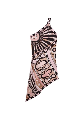 PUCCI one-shoulder-design dress - Pink