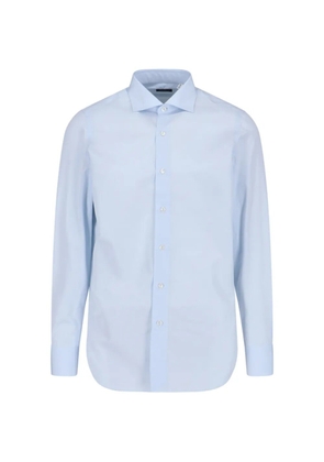 Finamore 1925 Napoli buttoned classic shirt - Blue