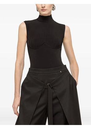 NISSA high-neck bodysuit - Black