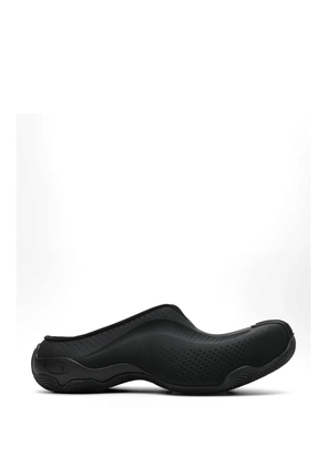 Balenciaga perforated slip-on slides - Black