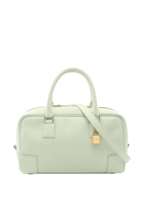 Loewe Pre-Owned 2010-2025 Leather Amazona 23 satchel - Green