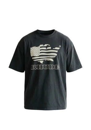 RHUDE Banner T-shirt - Black