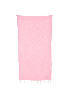 MC2 Saint Barth paisley-print fringed beach towel - Pink