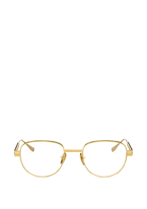 Balmain Eyewear oval-frame glasses - Gold