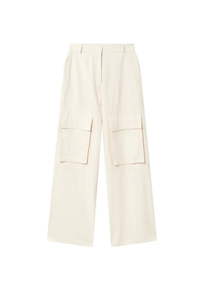 Stella McCartney concealed-fastening cargo pants - Neutrals