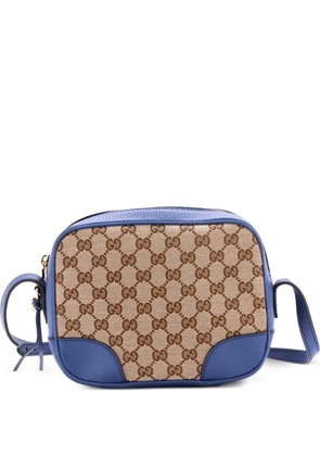 Gucci Pre-Owned Bree Disco GG Canvas with Leather Mini crossbody bag - Blue