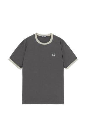 Fred Perry logo-detail T-shirt - Grey