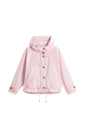 Woolrich hooded buttoned jacket - Pink