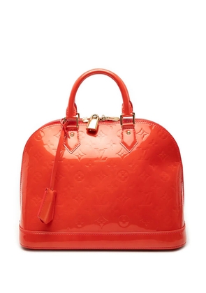Louis Vuitton Pre-Owned 2012 Monogram Vernis Alma PM satchel - Orange