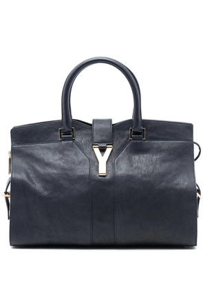 Saint Laurent Pre-Owned 2000-2012 Medium Leather Cabas Chyc satchel - Blue