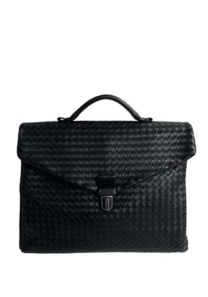 Bottega Veneta Pre-Owned 2012-2026 Nappa Intrecciato Briefcase business bag - Black