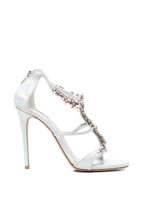 Le Silla crystal-embellishment sandals - Silver