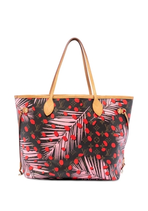 Louis Vuitton Pre-Owned 2016 Monogram Jungle Dots Neverfull MM tote bag - Brown