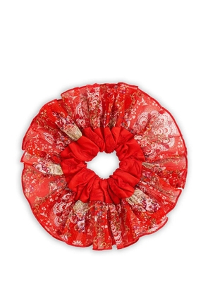 Camilla Olé Olé frill edge scrunchie - Red