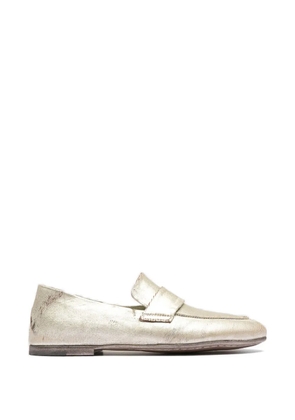 Officine Creative Blair textured loafers - Gold