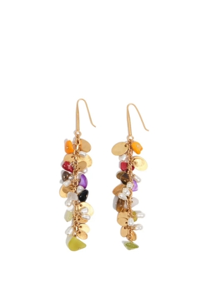 Bimba y Lola multi-stone earrings - Gold