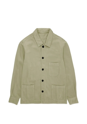 Fortela Seneca button cotton jacket - Green