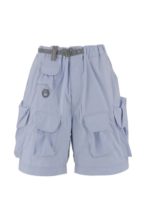 and Wander belted multi-pocket shorts - Blue