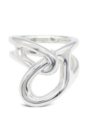 Hermès Pre-Owned 2010s Chaîne d'Ancre bank ring - Silver